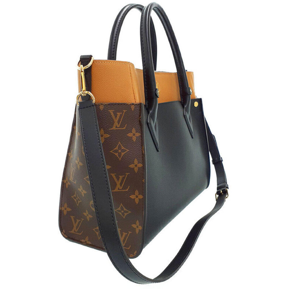 Louis Vuitton Monogram Side My On Leather Brown Bag